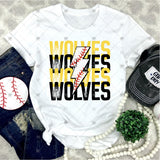 Custom Transfer 0041 - School Spirit Stacked Word Art