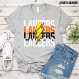 Custom Transfer 0041 - School Spirit Stacked Word Art