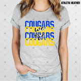 Custom Transfer 0041 - School Spirit Stacked Word Art