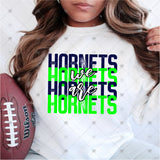 Custom Transfer 0041 - School Spirit Stacked Word Art