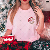 Custom Transfer 0003 - Red Buffalo Plaid and Leopard Monogram