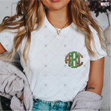 Custom Transfer 0008 - Green Football Monogram