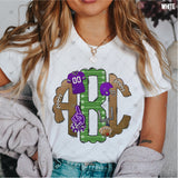 Custom Transfer 0010 - Purple Football Monogram