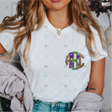 Custom Transfer 0010 - Purple Football Monogram