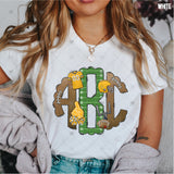 Custom Transfer 0012 - Yellow Football Monogram