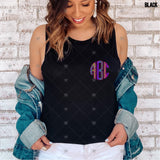 Custom Transfer 0018 - Rainbow Leopard Monogram
