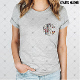 Custom Transfer 0024 - Serape & Leopard Volleyball Monogram