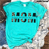 Custom Transfer 0026 - Leopard & Black Split Title with Custom Text