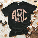 Custom Transfer 0045 - Rose Gold Roses Monogram