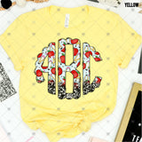 Custom Transfer 0047 - Back to School Composition Monogram