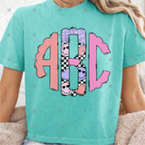 Custom Transfer 0054 - All Hearts & Smiles Monogram