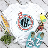 Custom Transfer 0067 - Read Across America Hat Monogram
