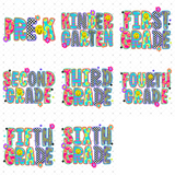 Transfer 000567 - Colorful Smile Grade Set