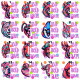 Transfer 002061 - Loud Proud Polka Dot Mascots
