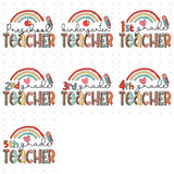 Transfer 000934 - Teacher Rainbow Leopard