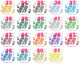 Transfer 002222 - Senior Class of 2027 School Colors