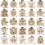 Transfer 001461 - Cottagecore Quilted Mascots
