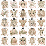 Transfer 001461 - Cottagecore Quilted Mascots
