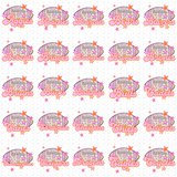 Transfer 002237 - Pink Stars Football Mascots