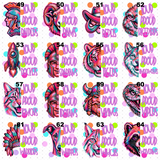 Transfer 002061 - Loud Proud Polka Dot Mascots