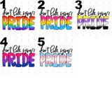 Transfer 002626 - Don't Hide Your Pride