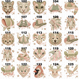 Transfer 001461 - Cottagecore Quilted Mascots