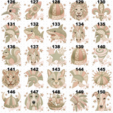Transfer 001461 - Cottagecore Quilted Mascots