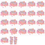 Transfer 002237 - Pink Stars Football Mascots