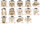 Transfer 001461 - Cottagecore Quilted Mascots