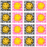 Transfer 001414 - Funky Smile Grade Set