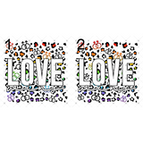 Transfer 002644 - Love Wins Leopard Pattern
