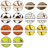 Custom Transfer 0066 - Sports Balls with Custom Text