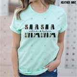 Custom Transfer 0026 - Leopard & Black Split Title with Custom Text