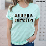 Custom Transfer 0026 - Leopard & Black Split Title with Custom Text