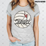 Custom Transfer 0066 - Sports Balls with Custom Text