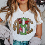 Custom Transfer 0006 - Maroon Football Monogram