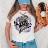 Custom Transfer 0034 - School Spirit Tie Dye Lightning Bolt