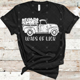 Screen Print Transfer - SCR0062 Loads of Luck - White