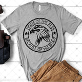 Screen Print Transfer - SCR0344 Home of the Free Because of the Brave - Black