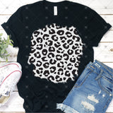 Screen Print Transfer - SCR1079 12x12 Leopard PATTERN SHEET - Black