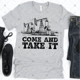 Screen Print Transfer - SCR2136 Come and Take It - Black