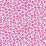 Screen Print Transfer - SCR3481 12x12 Leopard PATTERN SHEET - Bright Pink
