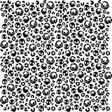 Screen Print Transfer - SCR3670 12x12 Leopard Skull PATTERN SHEET - Black